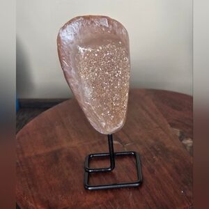 citrine Freeform on Stand  4 In